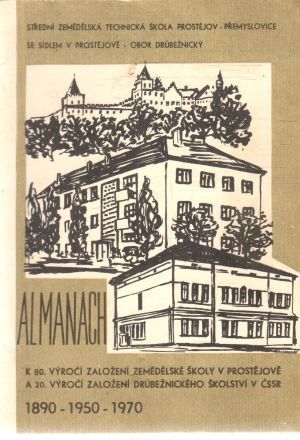 Obal knihy Almanach k 80. výročí založení zemědělské školy v Prostějově