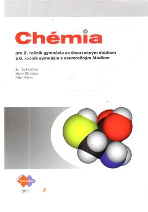 Obal knihy Chémia pre 2. ročník gymnázia