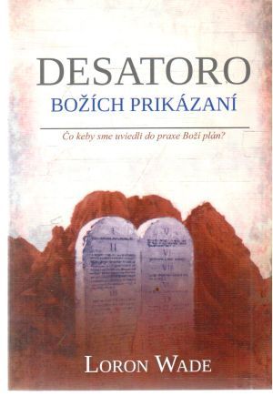 Obal knihy Desatoro Božích prikázaní