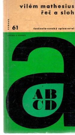 Obal knihy Řeč a sloh