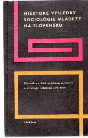 Obal knihy Niektoré výsledky sociológie mládeže na Slovensku