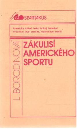 Obal knihy Zákulisí amerického sportu