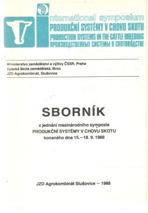 Obal knihy Produkční systémy v chovu skotu