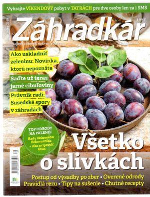 Obal knihy Záhradkár September 2019