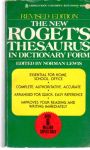 Lewis Norman - The new roget´s thesaurus in dictionary form