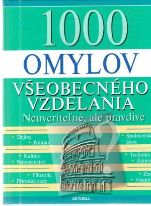 Obal knihy 1000 omylov všeobecného vzdelania