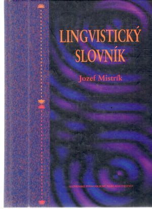 Obal knihy Lingvistický slovník