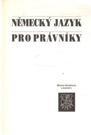 Obal knihy Německý jazyk pro právníky