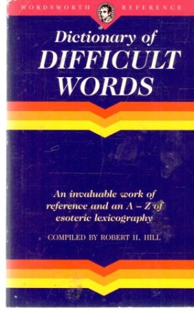 Obal knihy Dictionary of difficult wods