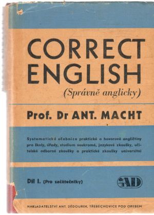 Obal knihy Correct english - správně anglicky - dílI.